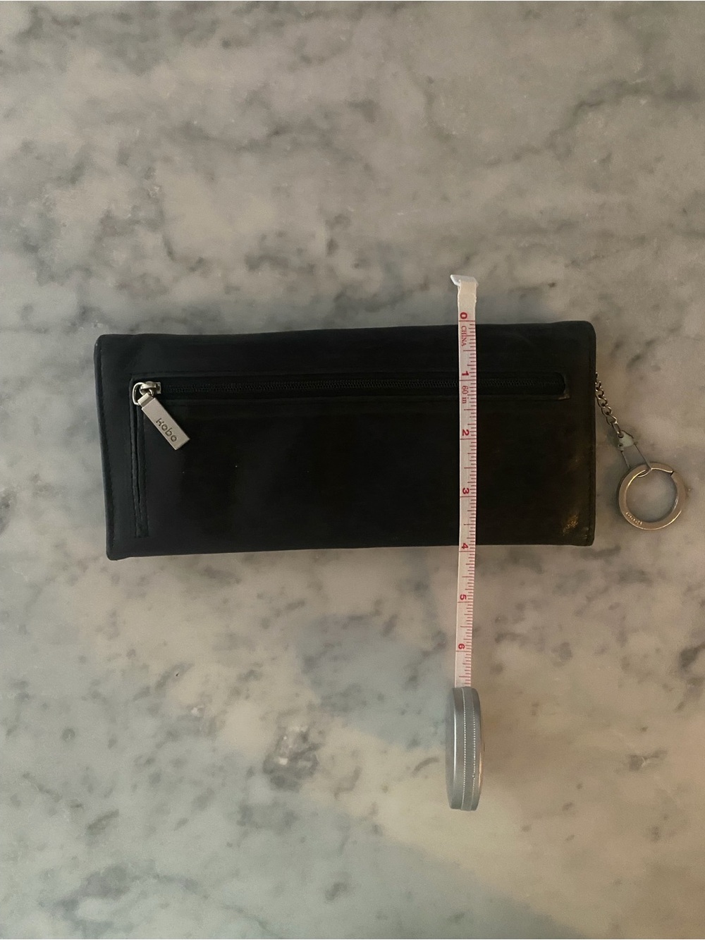 HOBO Black Leather Keyring Wallet Organizer - Picture 11 of 12